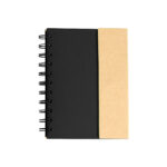 LIBRETA ECOLÓGICA GÉNOVA NEGRO LB-010N ( LB-010 / LB010 / ECOLÓGICAS,CON BOLÍGRAFO,ESPIRAL )