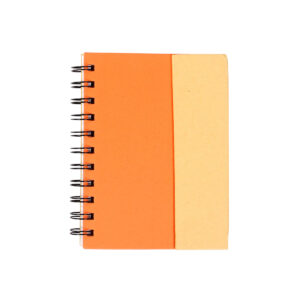LIBRETA ECOLÓGICA GÉNOVA NARANJA LB-010O ( LB-010 / LB010 / ECOLÓGICAS,CON BOLÍGRAFO,ESPIRAL )
