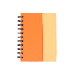 LIBRETA ECOLÓGICA GÉNOVA NARANJA LB-010O ( LB-010 / LB010 / ECOLÓGICAS,CON BOLÍGRAFO,ESPIRAL )