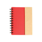 LIBRETA ECOLÓGICA GÉNOVA ROJO LB-010R ( LB-010 / LB010 / ECOLÓGICAS,CON BOLÍGRAFO,ESPIRAL )