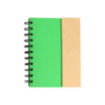 LIBRETA ECOLÓGICA GÉNOVA VERDE LB-010V ( LB-010 / LB010 / ECOLÓGICAS,CON BOLÍGRAFO,ESPIRAL )