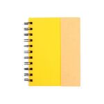 LIBRETA ECOLÓGICA GÉNOVA AMARILLO LB-010Y ( LB-010 / LB010 / ECOLÓGICAS,CON BOLÍGRAFO,ESPIRAL )