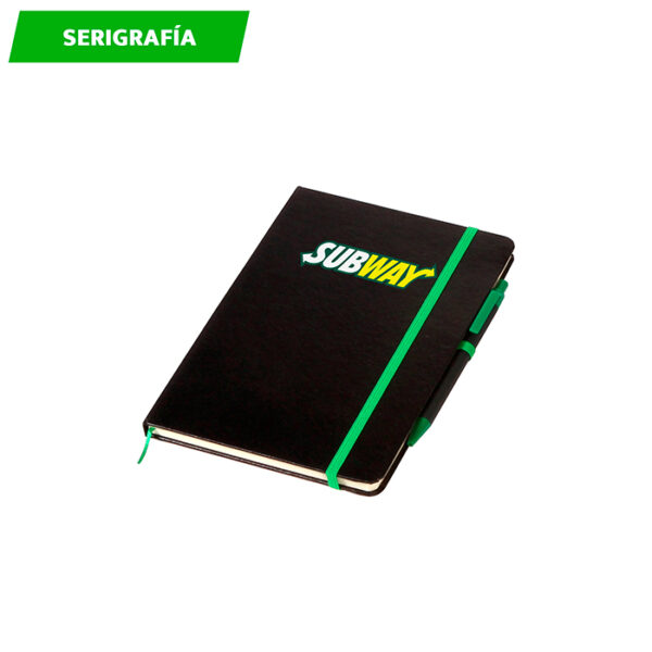LIBRETA INDUS GRIS LB-030G ( LB-030 / LB030 / CON BOLÍGRAFO ) - Imagen 4