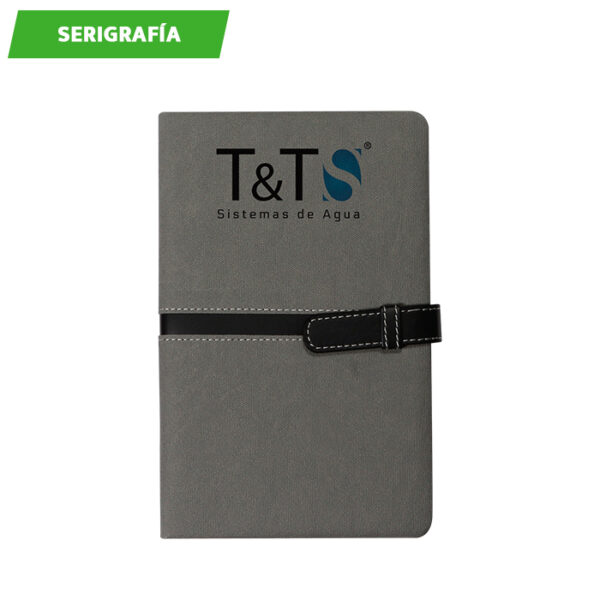 LIBRETA AMRISTAR GRIS LB-048G ( LB-048 / LB048 /  ) - Imagen 2