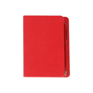 LIBRETA SIENA ROJO LB-055R ( LB-055 / LB055 / CON BOLÍGRAFO )