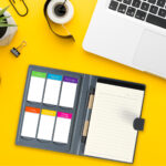 BLOCK DE NOTAS PAVÍA GRIS LB-056G ( LB-056 / LB056 / CON BOLÍGRAFO ) - Image 4