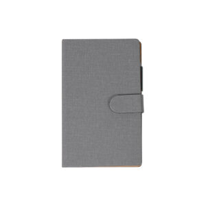 LIBRETA LIVORNO GRIS LB-057G ( LB-057 / LB057 / CON BOLÍGRAFO )