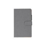 LIBRETA LIVORNO GRIS LB-057G ( LB-057 / LB057 / CON BOLÍGRAFO )