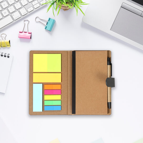 LIBRETA LIVORNO GRIS LB-057G ( LB-057 / LB057 / CON BOLÍGRAFO ) - Imagen 2