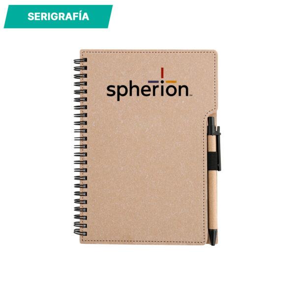 LIBRETA MALACA CARTON LB-058C ( LB-058 / LB058 / CON BOLÍGRAFO,LIBRETAS,ESPIRAL ) - Imagen 4