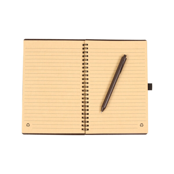 LIBRETA KUDAT CAFE OSCURO LB-060C ( LB-060 / LB060 / ECOLÓGICAS ) - Imagen 3