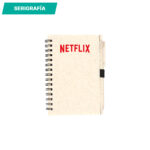 LIBRETA LUMUT VERDE LB-061V ( LB-061 / LB061 / CON BOLÍGRAFO,ESPIRAL,ECOLÓGICAS ) - Image 4