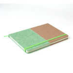 LIBRETA CORCHO BI TONO VERDE CLARO LB-062V ( LB-062 / LB062 / LIBRETAS ) - Image 3