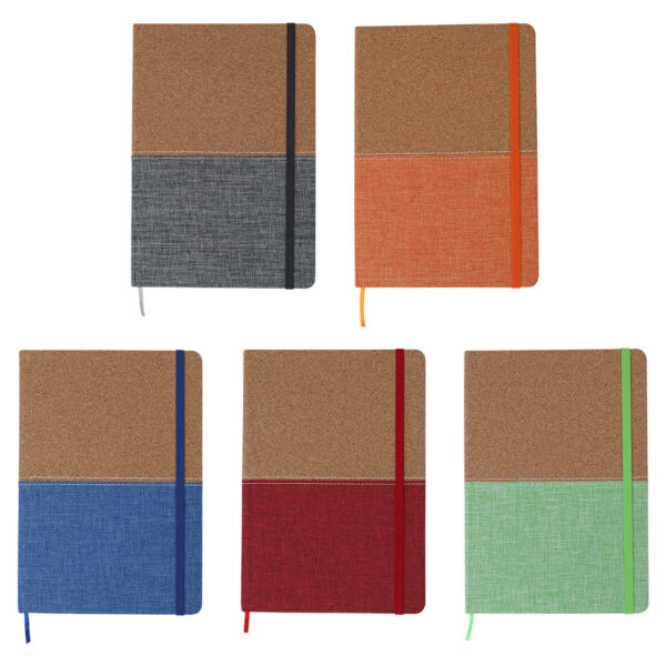 LIBRETA CORCHO BI TONO GRIS LB-062G ( LB-062 / LB062 / LIBRETAS ) - Imagen 6