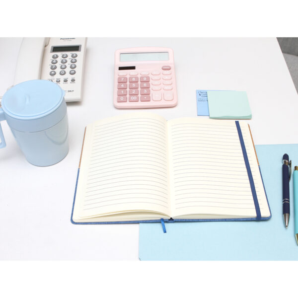 LIBRETA CORCHO BI TONO GRIS LB-062G ( LB-062 / LB062 / LIBRETAS ) - Imagen 2