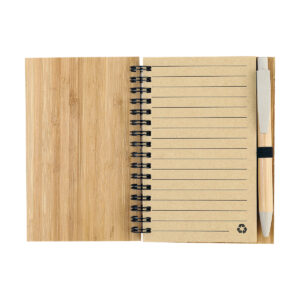 LIBRETA TORUN BAMBÚ LB-063C ( LB-063 / LB063 / ECOLÓGICAS,CON BOLÍGRAFO,ESPIRAL )