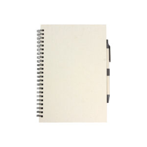 LIBRETA SOKODÉ GRIS LB-070G ( LB-070 / LB070 / CON BOLÍGRAFO,ESPIRAL,ECOLÓGICAS )