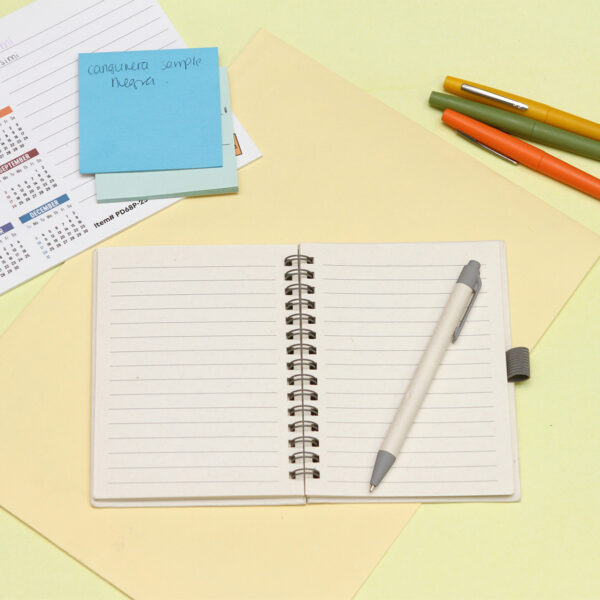 LIBRETA PALIMÉ GRIS LB-071G ( LB-071 / LB071 / ECOLÓGICAS,LIBRETAS,ESPIRAL ) - Imagen 7