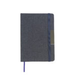 LIBRETA DE RPET DERUTA AZUL ACERO LB-078A ( LB-078 / LB078 / ECOLÓGICAS )