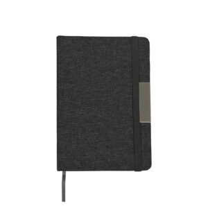 LIBRETA DE RPET DERUTA NEGRO LB-078N ( LB-078 / LB078 / ECOLÓGICAS )