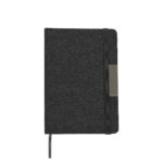 LIBRETA DE RPET DERUTA NEGRO LB-078N ( LB-078 / LB078 / ECOLÓGICAS )