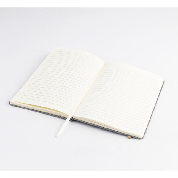 LIBRETA REZZATO GRIS LB-080G ( LB-080 / LB080 / ECOLÓGICAS ) - Imagen 2