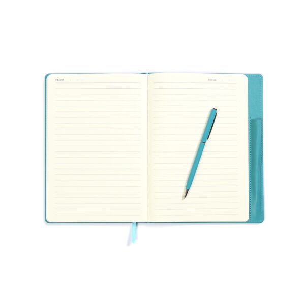 LIBRETA DUQM GRIS LB-082G ( LB-082 / LB082 / CON BOLÍGRAFO ) - Imagen 4