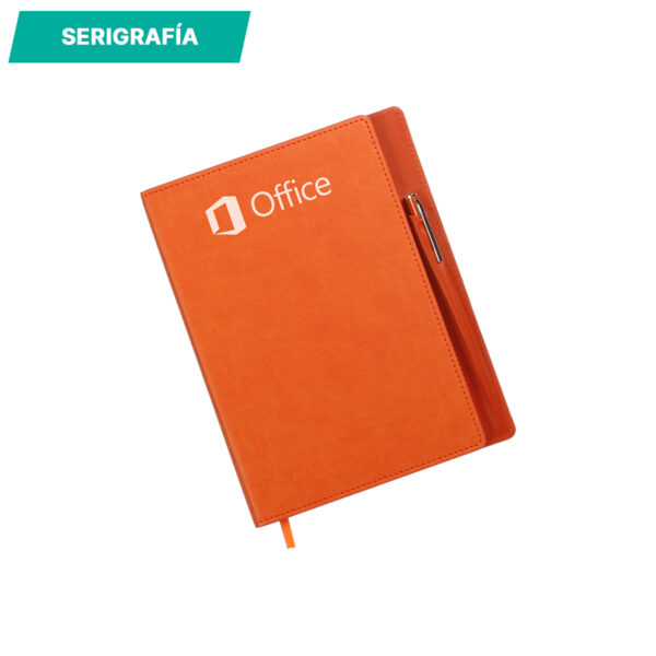 LIBRETA DUQM GRIS LB-082G ( LB-082 / LB082 / CON BOLÍGRAFO ) - Imagen 2