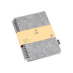 LIBRETA BELLARIA GRIS LB-089G ( LB-089 / LB089 / LIBRETAS,ECOLÓGICAS,ESPIRAL ) - Image 3