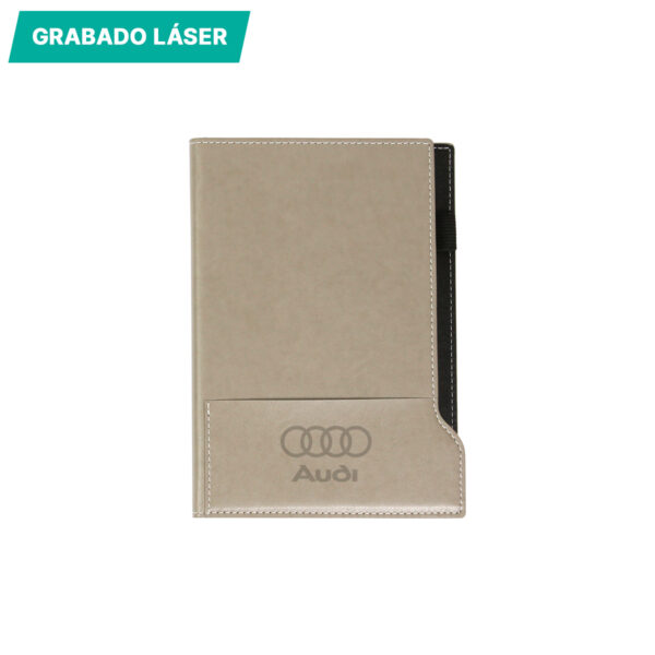 LIBRETA ZABBAR GRIS CLARO LB-091G ( LB-091 / LB091 /  ) - Imagen 5
