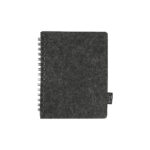 LIBRETA BUGIBBA GRIS OSCURO LB-095G ( LB-095 / LB095 / ECOLÓGICAS,LIBRETAS,ESPIRAL )