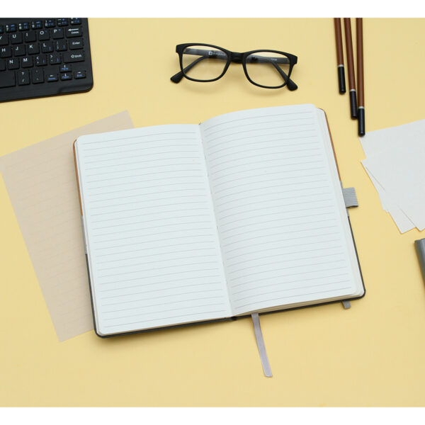 LIBRETA ARRONE GRIS LB-096G ( LB-096 / LB096 / ECOLÓGICAS ) - Imagen 3