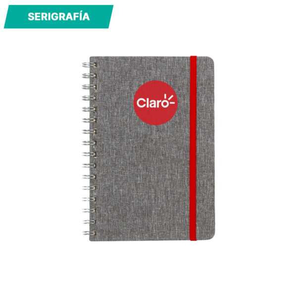 LIBRETA GOLLING GRIS CLARO LB-099G ( LB-099 / LB099 / ESPIRAL ) - Imagen 6