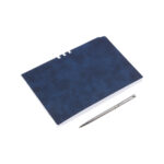 LIBRETA MALANS AZUL MARINO LB-102A ( LB-102 / LB102 / CON BOLÍGRAFO )