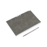 LIBRETA MALANS GRIS LB-102G ( LB-102 / LB102 / CON BOLÍGRAFO )
