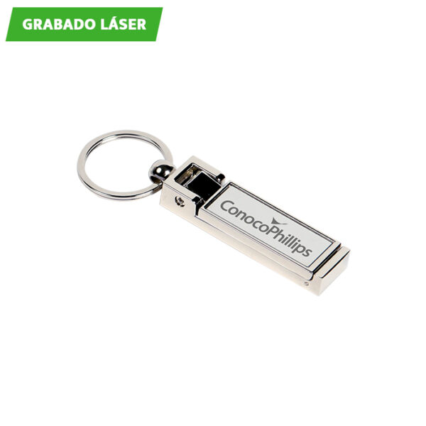 LLAVERO METÁLICO CAHIR PLATA LL-031S ( LL-031 / LL031 /  ) - Imagen 3