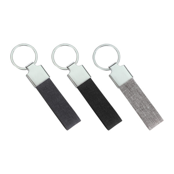LLAVERO DE RPET MIOLA GRIS LL-036G ( LL-036 / LL036 /  ) - Imagen 5