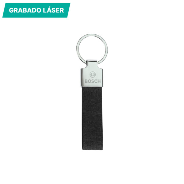 LLAVERO DE RPET MIOLA GRIS LL-036G ( LL-036 / LL036 /  ) - Imagen 3