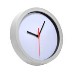 RELOJ DE PARED DE PLÁSTICO PLATA PD-002G ( PD-002 / PD002 / PARED Y ESCRITORIO )