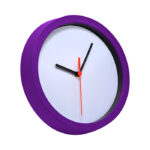 RELOJ DE PARED DE PLÁSTICO MORADO PD-002M ( PD-002 / PD002 / PARED Y ESCRITORIO )