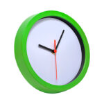 RELOJ DE PARED DE PLÁSTICO VERDE PD-002V ( PD-002 / PD002 / PARED Y ESCRITORIO )