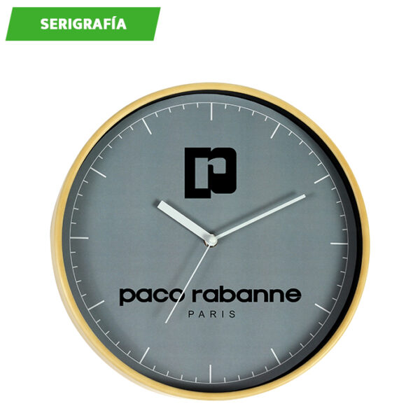 RELOJ DE PARED VERA GRIS PD-006G ( PD-006 / PD006 / PARED Y ESCRITORIO ) - Imagen 4