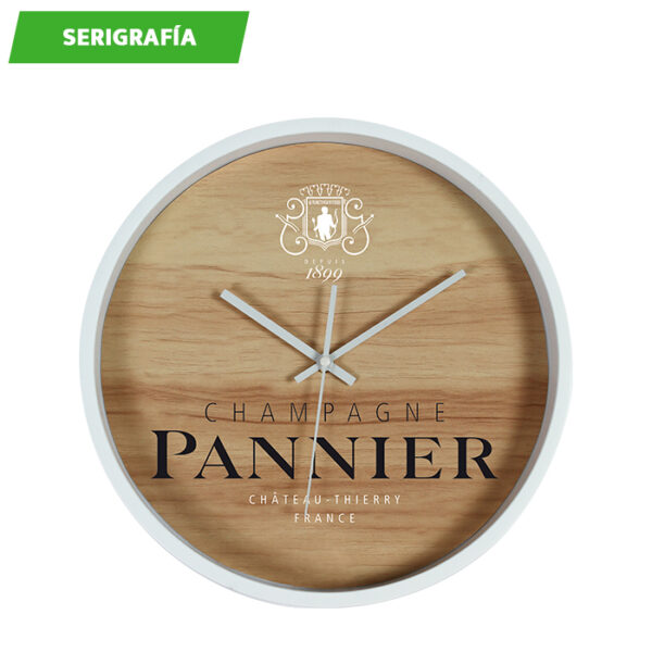 RELOJ THIKA BLANCO PD-007B ( PD-007 / PD007 / PARED Y ESCRITORIO ) - Imagen 2