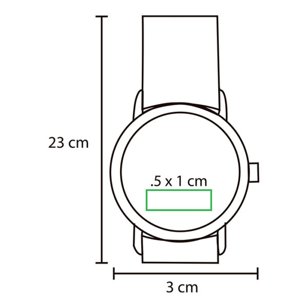 RELOJ BAKIÓ BERLÍN NEGRO RK-009 ( RK-009 / RK009 / RELOJES DE PULSO ) - Imagen 2
