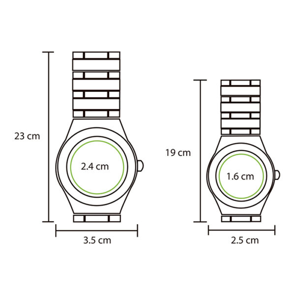 RELOJ DE PULSO PLATA DAMA RP-025D ( RP-025 / RP025 / RELOJES DE PULSO ) - Imagen 3