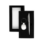 SET DE LLAVERO CON BOLÍGRAFO CONDESA PLATA ST-006 ( ST-006 / ST006 /  )