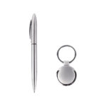 SET DE LLAVERO CON BOLÍGRAFO CONDESA PLATA ST-006 ( ST-006 / ST006 /  ) - Image 2