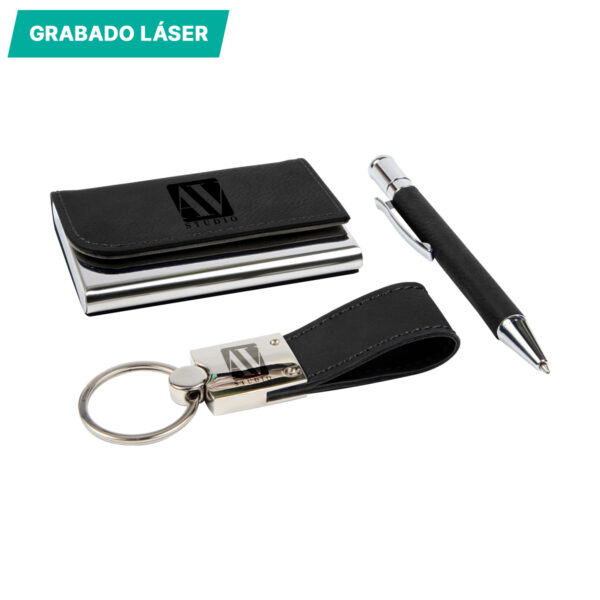 SET DE REGALO PRAGA NEGRO ST-017 ( ST-017 / ST017 /  ) - Imagen 2