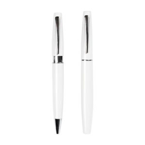 SET DE BOLÍGRAFOS KAYSERI BLANCO ST-018B ( ST-018 / ST018 / BOLÍGRAFOS,TINTA NEGRA )