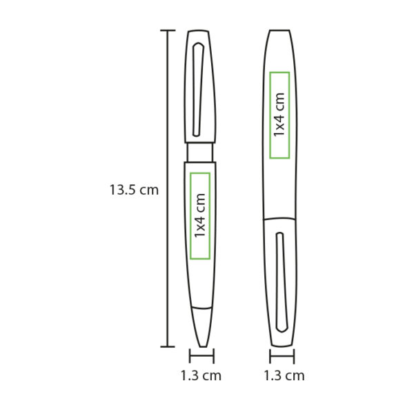 SET DE BOLÍGRAFOS KAYSERI NEGRO ST-018N ( ST-018 / ST018 / BOLÍGRAFOS,TINTA NEGRA ) - Imagen 3